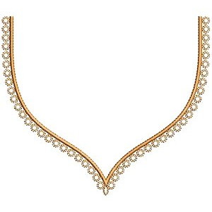 Arabian Latest Neck Design 16908