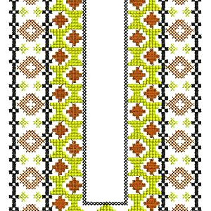 Ukrainian Mens Folk Shirt Design 17091