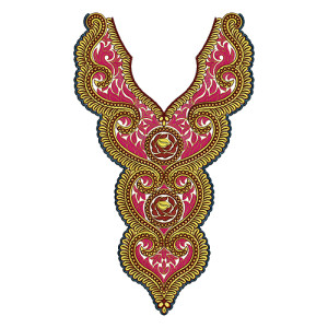 Traditional Bedouin Dress Embroidery Design