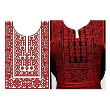 Neck Embroidery Designs For Kurtis 17553