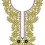 Cotton Night Dress Neck Embroidery Design
