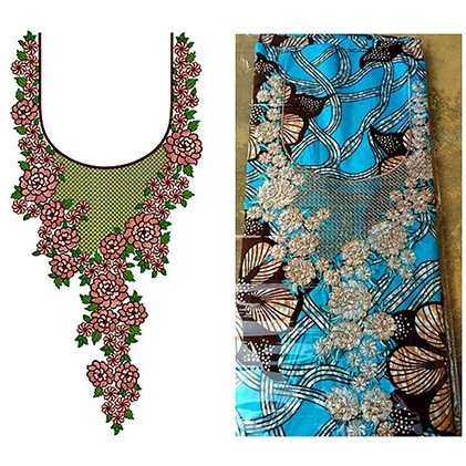 Embroidery Neck Designs For Churidar 17559
