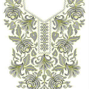 Chain Stitch Machine Embroidery Designs 17604