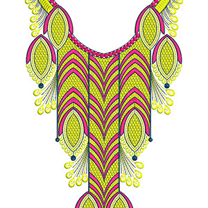 Turkish Evening Gowns Embroidery Neck Design