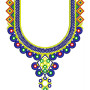 Indonesia Neck Embroidery Design