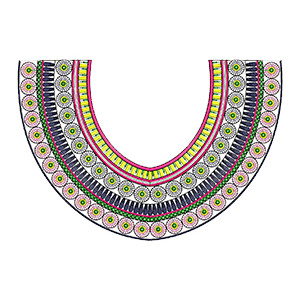 Latest Traditional Abaya Dress Embroidery Design