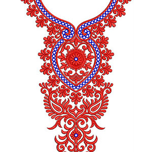 New Neck Embroidery Design 18264