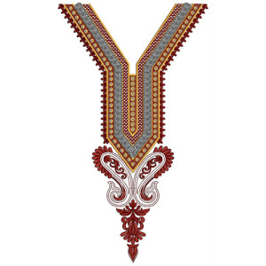 New Neck Embroidery Design 18322