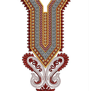 New Neck Embroidery Design 18322