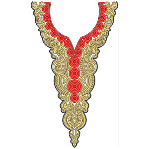 New Neck Embroidery Design 18697