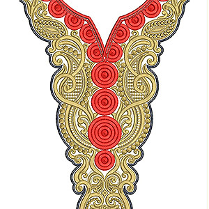New Neck Embroidery Design 18697