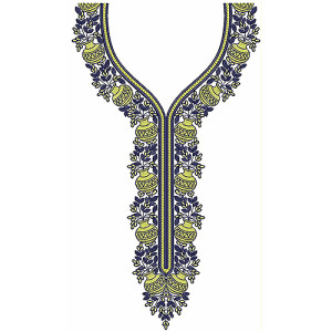 New Neck Embroidery Design 18701