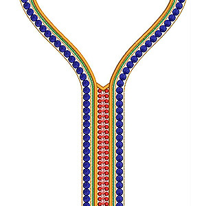New Neck Embroidery Design 18855