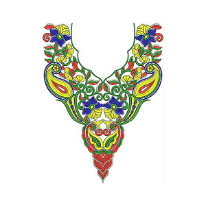 New Neck Embroidery Design 18950