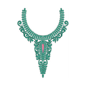 New Neck Embroidery Design 19274