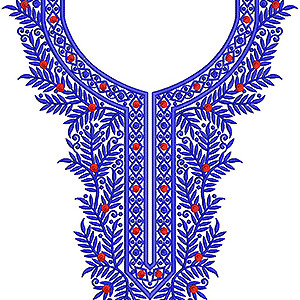 New Neck Embroidery Design 19589