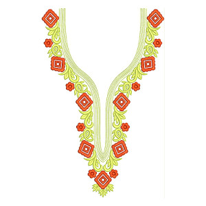 New Neck Embroidery Design 19592