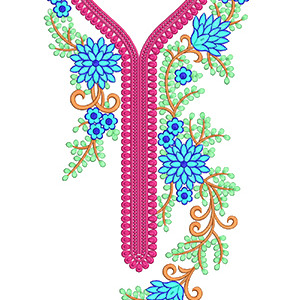 New Neck Embroidery Design 19609