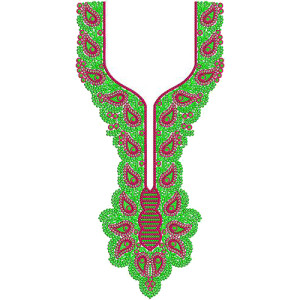 New Neck Embroidery Design 19625