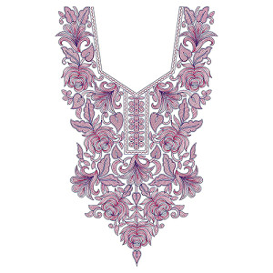New Neck Embroidery Design 19653