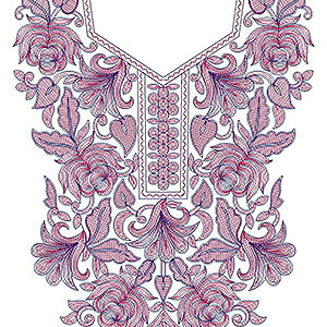 New Neck Embroidery Design 19653