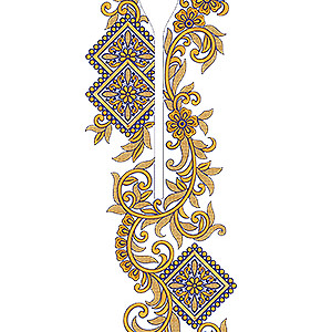 Neck Embroidery Design 19771