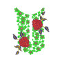 Neck Embroidery Design 19772