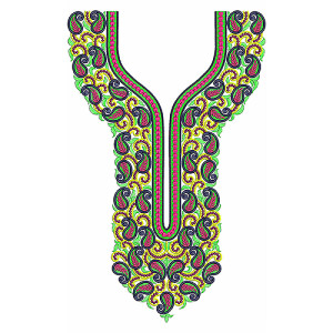 Neck Embroidery Design 19774