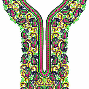 Neck Embroidery Design 19774