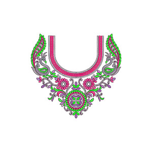 Neck Embroidery Design 19797
