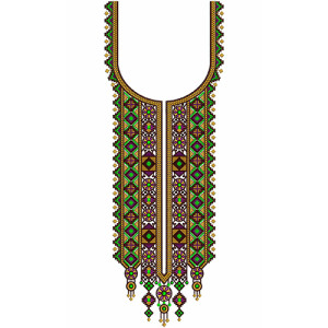 Beautiful Stylish Neck Embroidery Design 19807