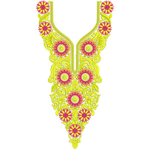 Beautiful Stylish Neck Embroidery Design 19813