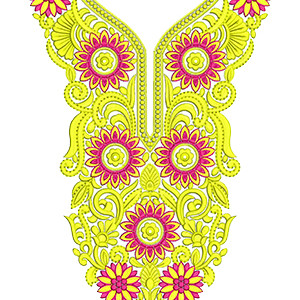 Beautiful Stylish Neck Embroidery Design 19813