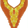 Fashion Motif Neck Embroidery Design 19855