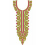 Fashion Motif Neck Embroidery Design 19856