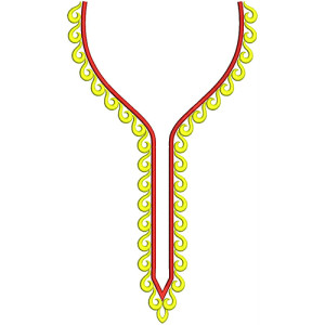 Neck Embroidery Design 19858