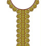 Neck Embroidery Design 20045