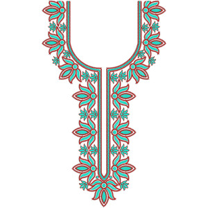 Neck Embroidery Design 20048