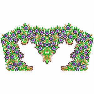 Neck Embroidery Design 20159