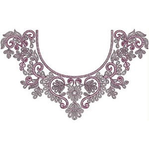 Neck Embroidery Design 20433