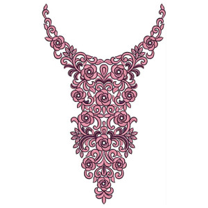 Neck Embroidery Design 20480