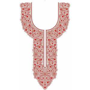 Neck Embroidery Design 20481