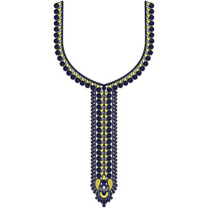 Neck Embroidery Design 20484