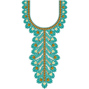 Neck Embroidery Design 20489