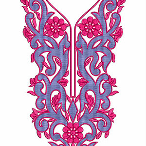Neck Embroidery Design 20491