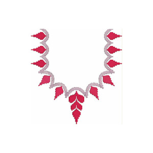 Free Sample - Neck Embroidery Design 20510