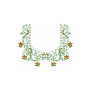 Neck Embroidery Design 20512
