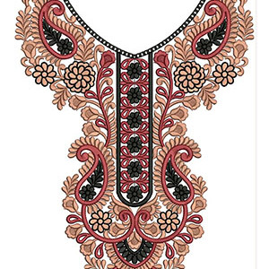 Neck Embroidery Design 20513