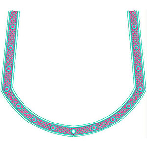 Neck Embroidery Design 20516