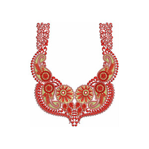 Neck Embroidery Design 20517